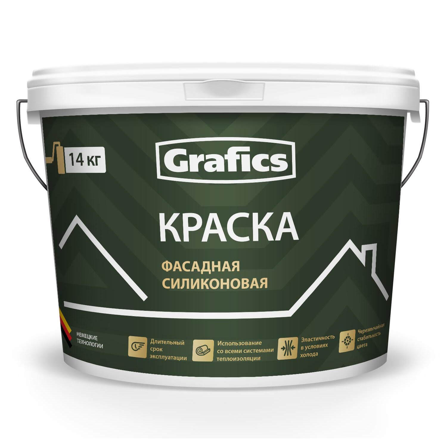 Купить Краска Фасадная Силиконовая оптом Краска Фасадная Силиконовая