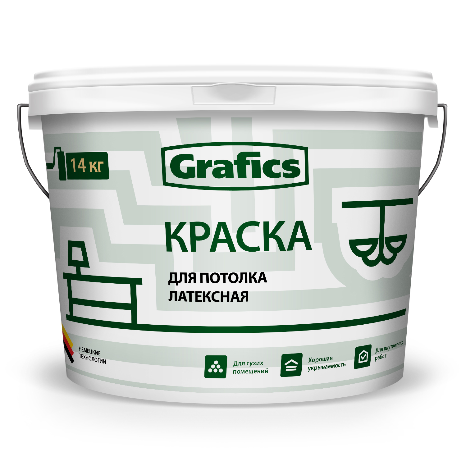 Купить ВДАК ПП-Л Краска для потолка латексная Премиум оптом ВДАК ПП-Л Краска для потолка латексная Премиум